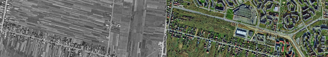 historyczne zdjęcia lotnicze